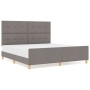 Estructura de Cama Taupe 180x200 cm Tela by , Beds and slatted bases - Ref: Foro24-3344750, Price: 242,07 €, Discount: %