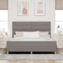 Estructura de Cama Taupe 180x200 cm Tela by , Beds and slatted bases - Ref: Foro24-3344750, Price: 242,07 €, Discount: %