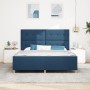 Cama Azul 180x200 cm Tela by , Beds and slatted bases - Ref: Foro24-3344752, Price: 241,15 €, Discount: %