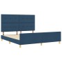 Cama Azul 180x200 cm Tela by , Beds and slatted bases - Ref: Foro24-3344752, Price: 241,15 €, Discount: %