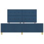 Cama Azul 180x200 cm Tela by , Beds and slatted bases - Ref: Foro24-3344752, Price: 241,15 €, Discount: %
