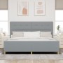 Estructura de Cama Gris Claro 200x200 cm Tela von , Betten und Lattenroste - Ref: Foro24-3344753, Preis: 256,53 €, Rabatt: %