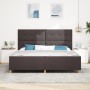 Estructura de cama en marrón oscuro 200x200 cm de tela von , Betten und Lattenroste - Ref: Foro24-3344756, Preis: 269,66 €, R...