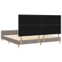 Cama de Tela Taupe 200x200 cm by , Beds and slatted bases - Ref: Foro24-3344757, Price: 256,62 €, Discount: %
