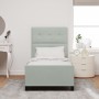Estructura de Cama de Terciopelo Gris Claro 80x200 cm by , Beds and slatted bases - Ref: Foro24-3344903, Price: 149,98 €, Dis...