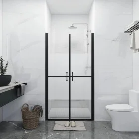 ESG shower door half frosted (73-76)x190 cm by vidaXL, shower doors - Ref: Foro24-150832, Price: 184,84 €, Discount: %