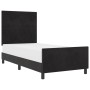 Estructura de Cama Negra 90x190 cm de Terciopelo de , Camas y somieres - Ref: Foro24-3344911, Precio: 150,74 €, Descuento: %