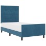 Estructura de Cama Azul Oscuro 90x200 cm Terciopelo de , Camas y somieres - Ref: Foro24-3344919, Precio: 148,54 €, Descuento: %