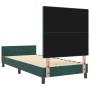 Estructura de Cama de Terciopelo Verde Oscuro 100x200 cm by , Beds and slatted bases - Ref: Foro24-3344924, Price: 146,68 €, ...