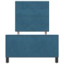Estructura de Cama Azul Oscuro 100x200 cm Terciopelo by , Beds and slatted bases - Ref: Foro24-3344925, Price: 139,40 €, Disc...