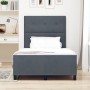 Estructura de cama Gris oscuro 120x190 cm Terciopelo von , Betten und Lattenroste - Ref: Foro24-3344928, Preis: 172,80 €, Rab...