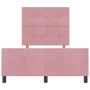 Cama Rosa 120x190 cm Terciopelo de , Camas y somieres - Ref: Foro24-3344932, Precio: 187,91 €, Descuento: %