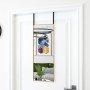 Türspiegel aus schwarzem Glas und Aluminium, 30 x 80 cm von vidaXL, Spiegel - Ref: Foro24-327413, Preis: 31,44 €, Rabatt: %