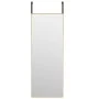 Türspiegel aus schwarzem Glas und Aluminium, 30 x 80 cm von vidaXL, Spiegel - Ref: Foro24-327413, Preis: 31,44 €, Rabatt: %