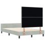 Estructura de Cama de Terciopelo Gris Claro 120x200 cm by , Beds and slatted bases - Ref: Foro24-3344933, Price: 173,47 €, Di...