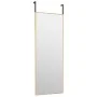 Black glass and aluminum door mirror 30x80 cm by vidaXL, Mirrors - Ref: Foro24-327413, Price: 33,12 €, Discount: %