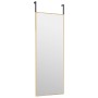 Türspiegel aus schwarzem Glas und Aluminium, 30 x 80 cm von vidaXL, Spiegel - Ref: Foro24-327413, Preis: 31,44 €, Rabatt: %