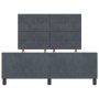 Estructura de Cama Gris Oscuro 140x200 cm Terciopelo de , Camas y somieres - Ref: Foro24-3344946, Precio: 217,41 €, Descuento: %
