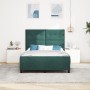 Estructura de Cama Verde Oscuro 140x200 cm Terciopelo by , Beds and slatted bases - Ref: Foro24-3344948, Price: 217,17 €, Dis...
