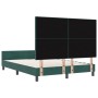 Estructura de Cama Verde Oscuro 140x200 cm Terciopelo by , Beds and slatted bases - Ref: Foro24-3344948, Price: 217,17 €, Dis...