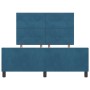 Estructura de Cama Azul Oscuro 140x200 cm Terciopelo by , Beds and slatted bases - Ref: Foro24-3344949, Price: 220,32 €, Disc...