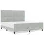 Estructura de Cama Gris Claro 180x200 cm Terciopelo by , Beds and slatted bases - Ref: Foro24-3344957, Price: 244,78 €, Disco...