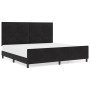 Estructura de Cama Negra 200x200 cm Terciopelo de , Camas y somieres - Ref: Foro24-3344965, Precio: 241,09 €, Descuento: %