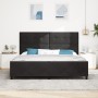 Estructura de Cama Negra 200x200 cm Terciopelo de , Camas y somieres - Ref: Foro24-3344965, Precio: 241,09 €, Descuento: %