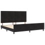 Estructura de Cama Negra 200x200 cm Terciopelo de , Camas y somieres - Ref: Foro24-3344965, Precio: 241,09 €, Descuento: %