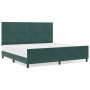 Estructura de cama Verde Oscuro 200x200 cm Terciopelo de , Camas y somieres - Ref: Foro24-3344966, Precio: 251,61 €, Descuent...