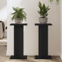 Soportes para altavoces 2 pcs Roble Negro 30x30x60 cm Madera elaborada von , Kleiderschränke - Ref: Foro24-3345112, Preis: 58...