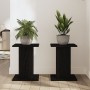 Soporte para Plantas 2 piezas Madera de Roble Negra 30x30x40 cm Madera Ingenierizada von , Topfständer - Ref: Foro24-3345113,...