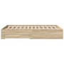 Estructura de cama sin colchón con cajones Doble de madera engineered von , Betten und Lattenroste - Ref: Foro24-3345114, Pre...