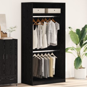 Armario de roble negro - 100x50x200 cm von , Kleiderschränke - Ref: Foro24-3345115, Preis: 196,59 €, Rabatt: %