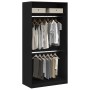 Armario de roble negro - 100x50x200 cm von , Kleiderschränke - Ref: Foro24-3345115, Preis: 196,59 €, Rabatt: %