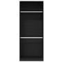 Armario Negro Roble 80x50x200 cm Madera Elaborada von , Kleiderschränke - Ref: Foro24-3345119, Preis: 165,17 €, Rabatt: %