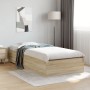 Estructura de Cama Sonoma Roble 90x190 cm Madera Elaborada by , Beds and slatted bases - Ref: Foro24-3345122, Price: 135,57 €...