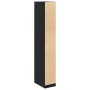 Armario Negro Roble 30x50x200 cm Madera elaborada von , Kleiderschränke - Ref: Foro24-3345126, Preis: 122,62 €, Rabatt: %