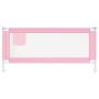 Barandilla de seguridad cama de niño rosa tela 200x25 cm de vidaXL, Barandillas de seguridad - Ref: Foro24-10206, Precio: 37,...