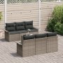 Juego de sofá de jardín de 7 piezas con cojines Gris Poliratán by , Outdoor sofas - Ref: Foro24-3345249, Price: 490,05 €, Dis...
