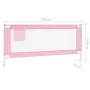 Safety railing child's bed pink fabric 200x25 cm by vidaXL, Safety railings - Ref: Foro24-10206, Price: 38,77 €, Discount: %