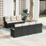 Juego de Sofá de Jardín de 8 Piezas con Cojines Negro Poliratán by , Outdoor sofas - Ref: Foro24-3345267, Price: 528,62 €, Di...