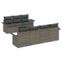 Juego de Sofá de Jardín de 8 Piezas con Cojines Gris Poliratán by , Outdoor sofas - Ref: Foro24-3345269, Price: 532,97 €, Dis...