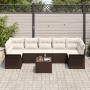 Juego de Sofá de Jardín de 8 Piezas con Cojines Marrón de Ratán von , Outdoor-Sofas - Ref: Foro24-3345278, Preis: 563,32 €, R...