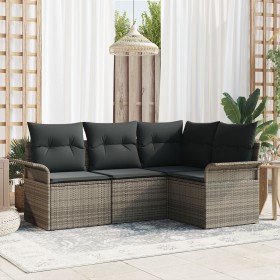 Juego de Sofá de Jardín Set de 4 Gris von , Outdoor-Sofas - Ref: Foro24-3345339, Preis: 296,39 €, Rabatt: %