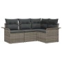 Juego de Sofá de Jardín Set de 4 Gris von , Outdoor-Sofas - Ref: Foro24-3345339, Preis: 296,39 €, Rabatt: %