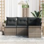 Juego de Sofá de Jardín Set de 4 Gris von , Outdoor-Sofas - Ref: Foro24-3345339, Preis: 296,39 €, Rabatt: %