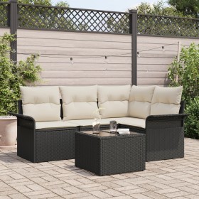 Juego de sofá de jardín de 4 piezas con cojines de poliratán marrón von , Outdoor-Sofas - Ref: Foro24-3345347, Preis: 337,65 ...
