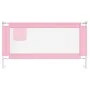 Barandilla de seguridad cama de niño rosa tela 160x25 cm de vidaXL, Barandillas de seguridad - Ref: Foro24-10203, Precio: 34,...
