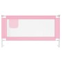 Barandilla de seguridad cama de niño rosa tela 160x25 cm de vidaXL, Barandillas de seguridad - Ref: Foro24-10203, Precio: 36,...